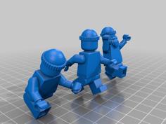 Lego Crooks On The Run 3D Printer Model