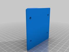 Easy Detachable Speaker Mount, Angled 3D Printer Model