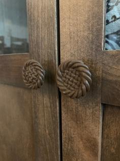 Woven Dresser Knobs 3D Printer Model