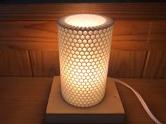 Small HoneyComb Lamp Shade Remix 3D Printer Model