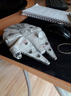 Detailed Millenium Falcon Remix 3D Printer Model