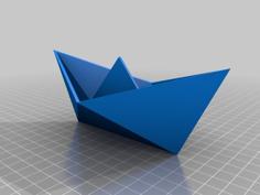 Paper Boat 3D Printer Model