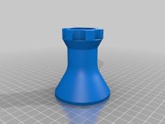 Water Spout With Garden Hose Threads (GHT) 3D Printer Model