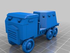 Bison Concrete Armoured Lorry 3D Printer Model