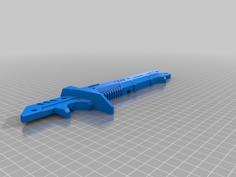 Cyberpunk Katana Based On Livius Rejman Design 3D Printer Model