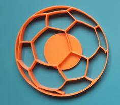 Football / Soccer Ball Cookie Cutter 3D Printer Model