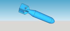 M38A2 100 Pound Practice Bomb 3D Printer Model