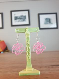 K-Pop Earring Display Stand 3D Printer Model