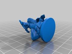 Dwarven Dual Shield Fighter 3D Printer Model