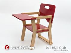 Doll High Chair [enforced] Cnc 3D Printer Model