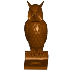 Owl Tealight Candle Holder 3D Printer Model