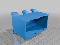 IEC C14 DIN Rail Switch Box 3D Printer Model