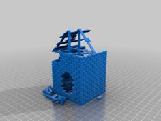 WWII Normandy House 1 3D Printer Model