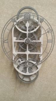 Clock (Dual Ulysse Escapement) 3D Printer Model