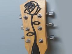 Guitar Rose Headpiece 3D Printer Model