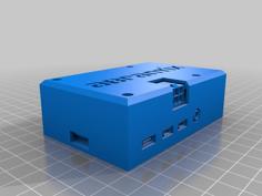 MDB2Pi HAT Case For Raspberry Pi 2/3/4 With DIN Rail Option 3D Printer Model