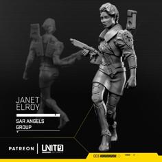 Janet Elroy – Cyberpunk Medic 3D Printer Model