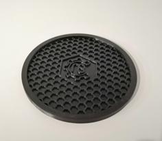 Coaster With And Without Logo / Untersetzer 3D Printer Model