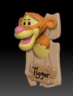 Tigger Trophy 3D Printer Model