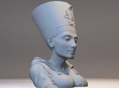 21st Century Nefertiti Bust 3D Printer Model