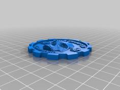 Corona Virus Coin 3D Printer Model