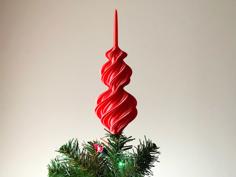 Spiral Tree Topper 3D Printer Model