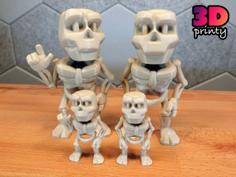 Mini Skeleton – Sculptember Model #8 3D Printer Model