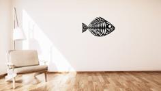 Fish Skeleton Wall Or Table Decoration 3D Printer Model