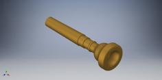 Trumpet Mouthpiece- Bach 3C 3D Printer Model