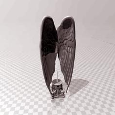 Angel Wing Sculpture 3D Printer Model