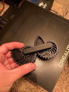 Print-in-Place Nautilus Fibonacci Gears 3D Printer Model