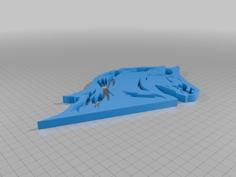 Horse Stencil Art 3D Printer Model