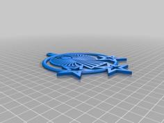 Christmas Ornament Stars With Angel 3D Printer Model