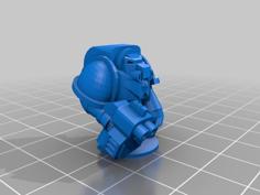 15mm Scale Terminator Marine 3D Printer Model