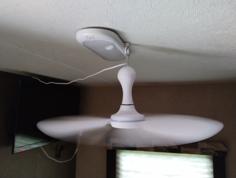 RV Camper Ceiling Fan Light Adapter 3D Printer Model