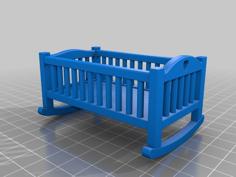 Rocking Cot 3D Printer Model