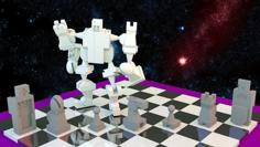 Action #Chess 3D Printer Model