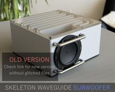 Skeleton Waveguide Subwoofer – (Old Version) 3D Printer Model