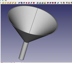 Funnel 8mm 3D Printer Model