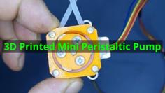 3D Printed Mini Peristaltic Pump 3D Printer Model