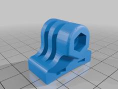 Go-Pro Zip Tie Helmet Mount (remix) 3D Printer Model