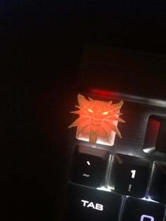 Witcher 3 Medallion Key Cap 3D Printer Model