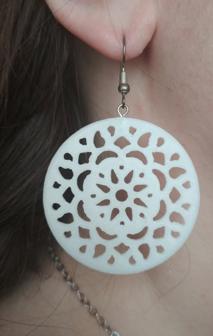 Ornamental Earrings 3D Printer Model