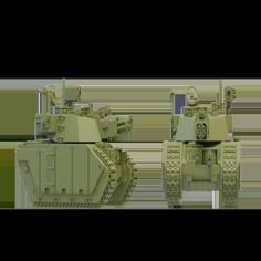 Raptor Class Medium Battle Tank 3D Printer Model