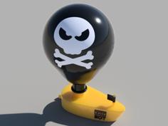 Boat Balloon-powered 3D Printer Model