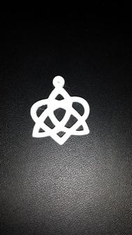 Pendant – Celtic Trinity Heart 3D Printer Model