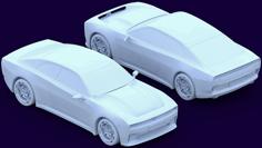 Dodge Charger Daytona Electro 3D Printer Model