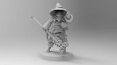 Imperial Guard Wizard 3D Printer Model