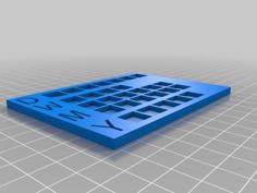 Workout Reminder 3D Printer Model