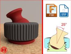 Open Source Universal Ball Joint (to Reuse!) 3D Printer Model